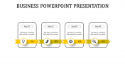 Elegant Business PowerPoint Presentation With Yellow Color
